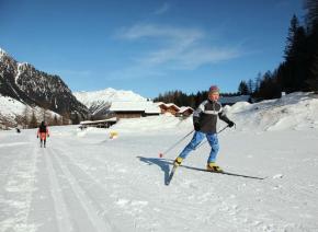 Cross-country skiing Val Passiria Merano South Tyrol